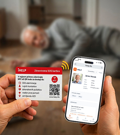 iHELP Medizinische SOS-Karte - Ihre Gesundheitsdaten immer griffbereit.