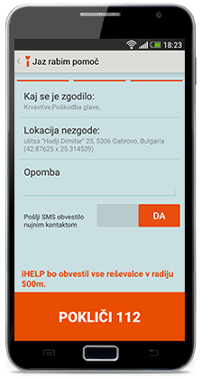 SOS-Alarm und  Notruf 112