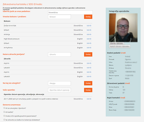 iHELP zapestnica, ki nudi reevalcem dostop do zdravstvene kartoteke od ponesrečenca